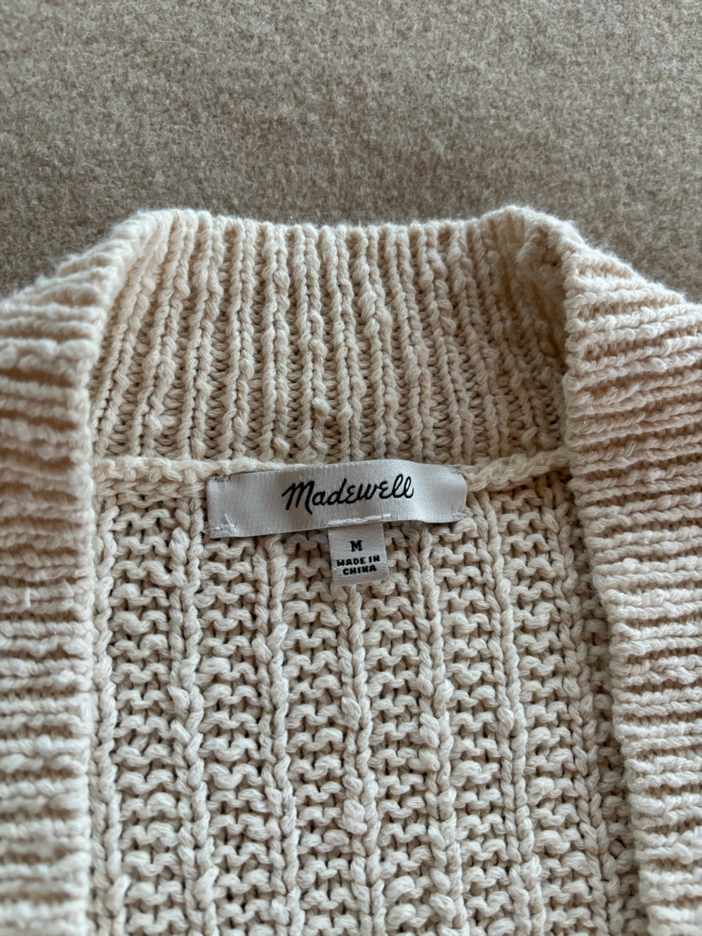 Madewell Popcorn Knit Cardigan - Picture 3 of 7